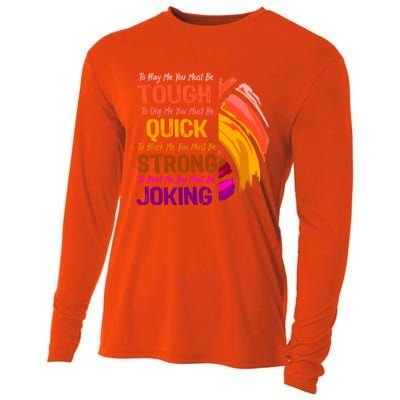 Volleyball Funny Quote Great For Teenage High School Player Cool Gift Cooling Performance Long Sleeve Crew