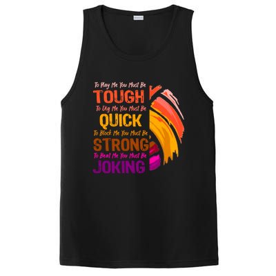 Volleyball Funny Quote Great For Teenage High School Player Cool Gift PosiCharge Competitor Tank