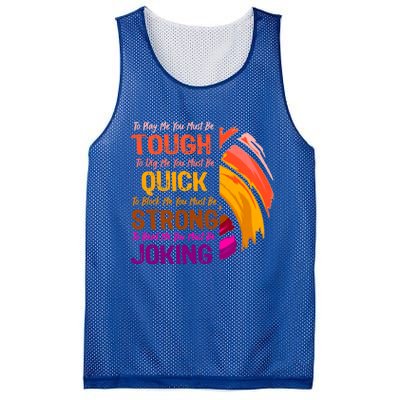 Volleyball Funny Quote Great For Teenage High School Player Cool Gift Mesh Reversible Basketball Jersey Tank