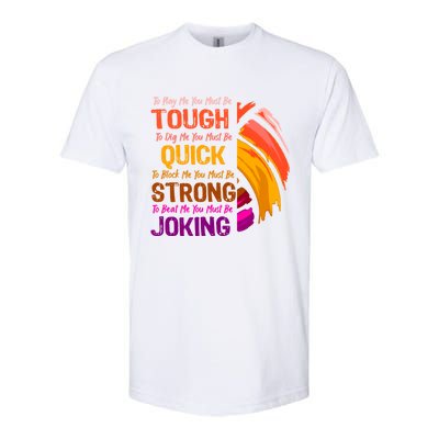 Volleyball Funny Quote Great For Teenage High School Player Cool Gift Softstyle CVC T-Shirt