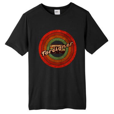 Vintage Foreigner Retro Cassette 90s Rock Music Tall Fusion ChromaSoft Performance T-Shirt