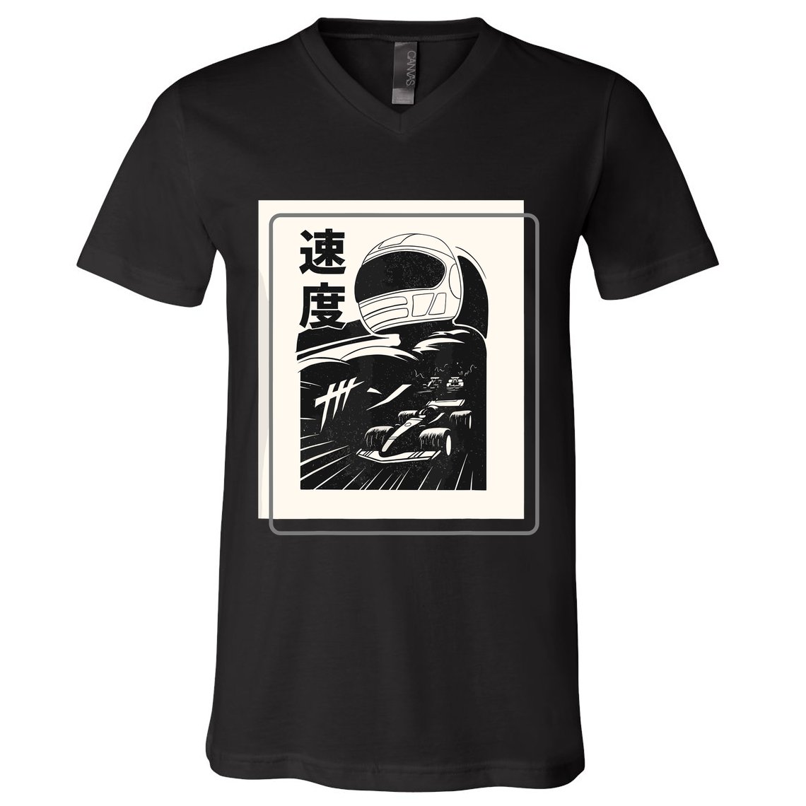 Vintage Formula Racing Raceway Fan V-Neck T-Shirt