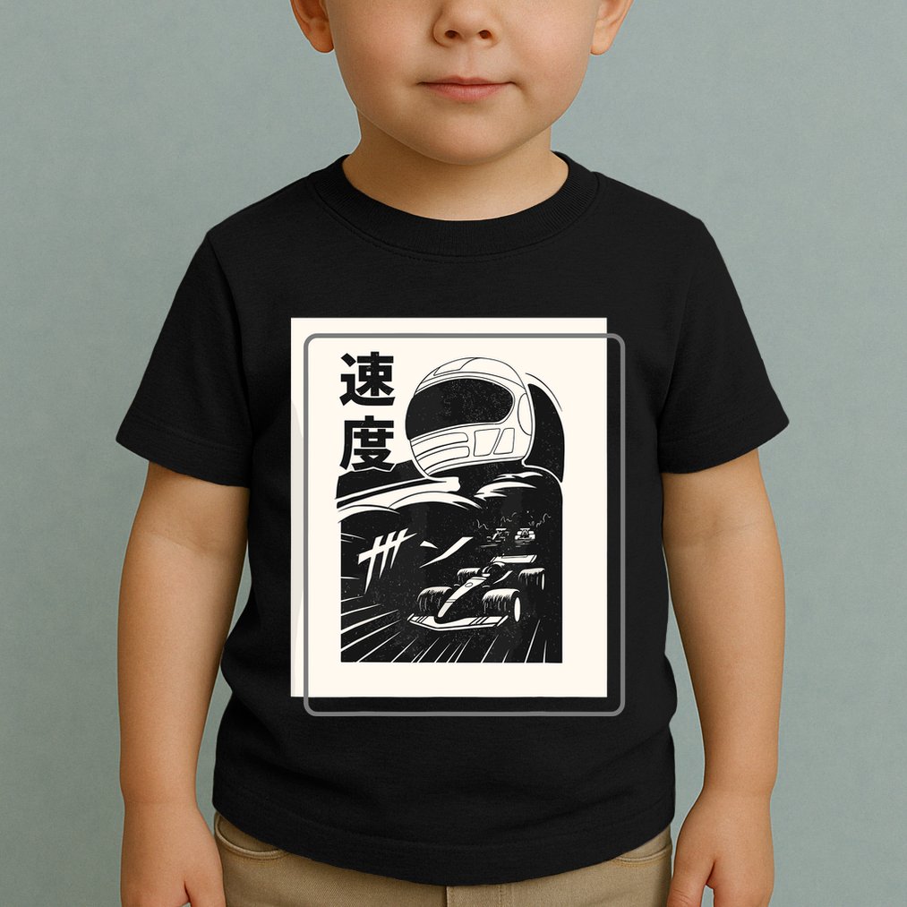 Vintage Formula Racing Raceway Fan Toddler T-Shirt