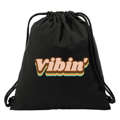 Vibin Fun Retro Drawstring Bag