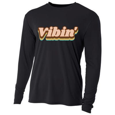 Vibin Fun Retro Cooling Performance Long Sleeve Crew