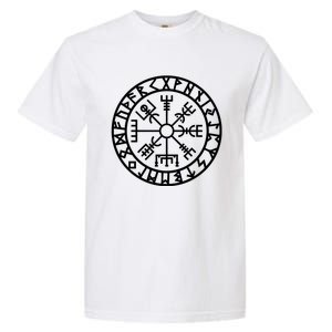 Vegvisir Futhark Runes Navigator Vikings Garment-Dyed Heavyweight T-Shirt