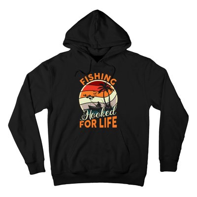 Vintage Fishing Retro Graphic Hoodie