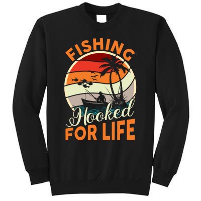 Vintage Fishing Retro Graphic Sweatshirt