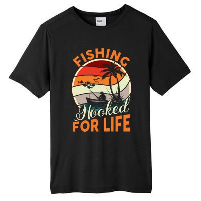 Vintage Fishing Retro Graphic Tall Fusion ChromaSoft Performance T-Shirt