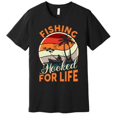 Vintage Fishing Retro Graphic Premium T-Shirt