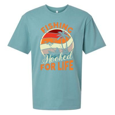 Vintage Fishing Retro Graphic Sueded Cloud Jersey T-Shirt