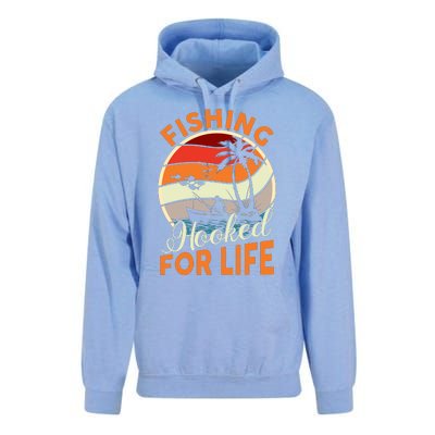 Vintage Fishing Retro Graphic Unisex Surf Hoodie