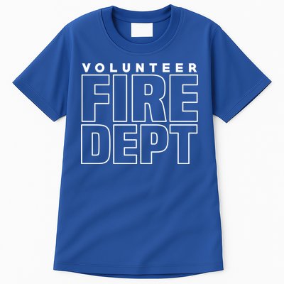 Volunteer Fire Rescue Departt Firefighter Uniform Duty Cute Gift Tall T-Shirt