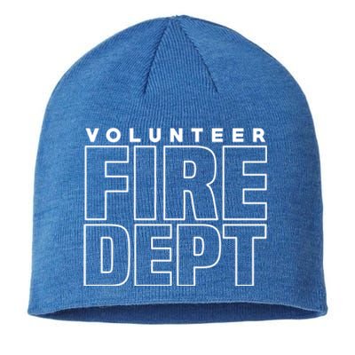 Volunteer Fire Rescue Departt Firefighter Uniform Duty Cute Gift Sustainable Beanie