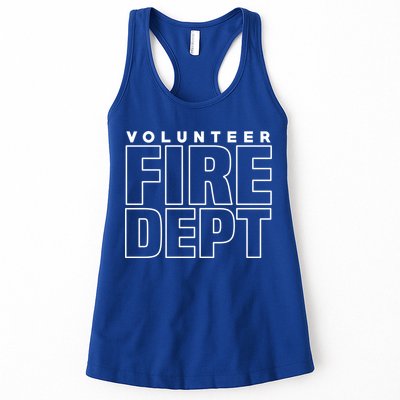 Volunteer Fire Rescue Departt Firefighter Uniform Duty Cute Gift Womens Tank Top