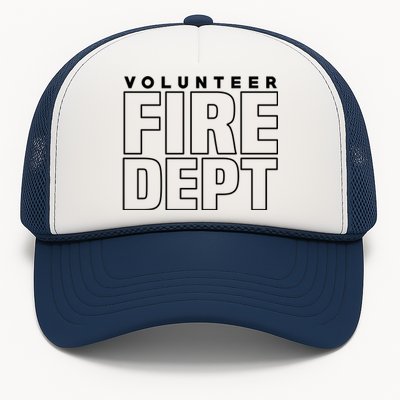 Volunteer Fire Rescue Departt Firefighter Uniform Duty Cute Gift Trucker Hat