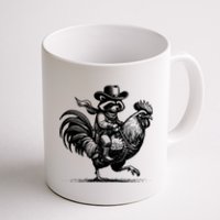 Vintage Funny Raccoon With Cowboy Hat Coffee Mug