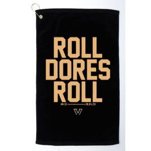 Vanderbilt Football Roll Dores Roll Platinum Collection Golf Towel