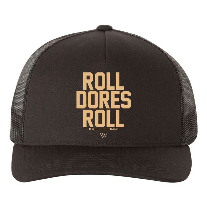 Vanderbilt Football Roll Dores Roll Yupoong Adult 5-Panel Trucker Hat