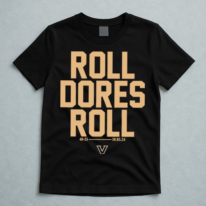 Vanderbilt Football Roll Dores Roll T-Shirt