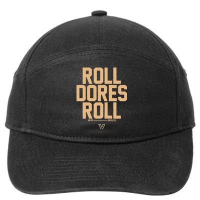 Vanderbilt Football Roll Dores Roll 7-Panel Snapback Hat