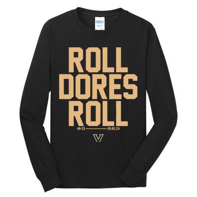 Vanderbilt Football Roll Dores Roll Tall Long Sleeve T-Shirt