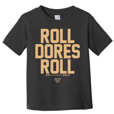 Vanderbilt Football Roll Dores Roll Toddler T-Shirt