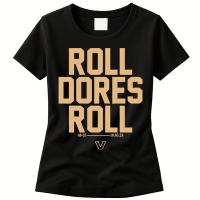 Vanderbilt Football Roll Dores Roll Womens T-Shirt