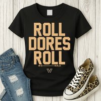 Vanderbilt Football Roll Dores Roll Womens T-Shirt