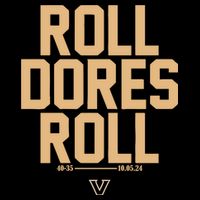 Vanderbilt Football Roll Dores Roll Womens T-Shirt
