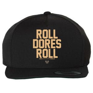 Vanderbilt Football Roll Dores Roll Wool Snapback Cap