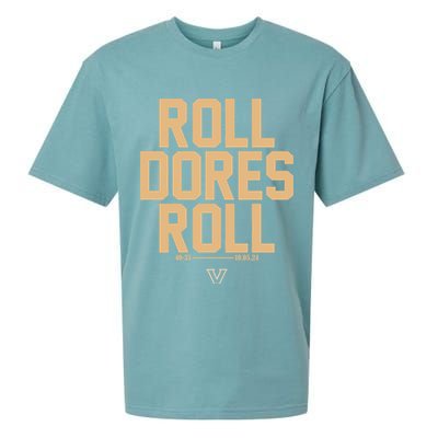 Vanderbilt Football Roll Dores Roll Sueded Cloud Jersey T-Shirt