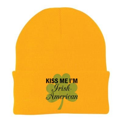 Vintage Funny Sarcastic I'm Irish-American Knit Cap Winter Beanie