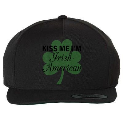 Vintage Funny Sarcastic I'm Irish-American Wool Snapback Cap