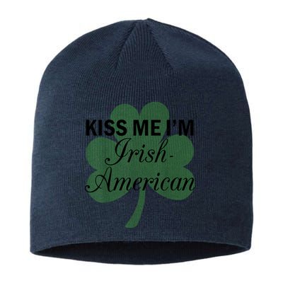 Vintage Funny Sarcastic I'm Irish-American Sustainable Beanie