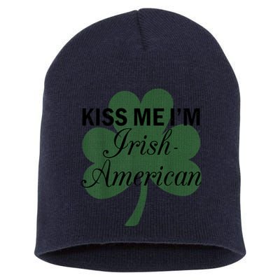 Vintage Funny Sarcastic I'm Irish-American Short Acrylic Beanie