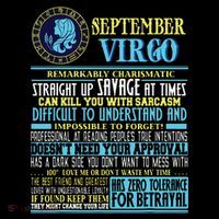 Virgo Facts Shirts Funny September Virgo Gift 16 in Basic Backpack