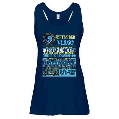 Virgo Facts Shirts Funny September Virgo Gift Ladies Essential Flowy Tank