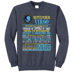 Virgo Facts Shirts Funny September Virgo Gift Sweatshirt