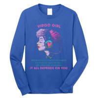 Virgo Funny Sayings Birthday Gift Meaningful Gift Long Sleeve Shirt