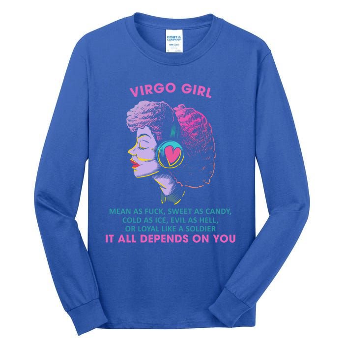 Virgo Funny Sayings Birthday Gift Meaningful Gift Tall Long Sleeve T-Shirt