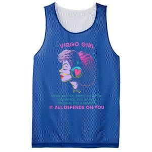 Virgo Funny Sayings Birthday Gift Meaningful Gift Mesh Reversible Basketball Jersey Tank