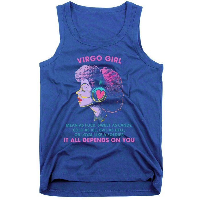 Virgo Funny Sayings Birthday Gift Meaningful Gift Tank Top