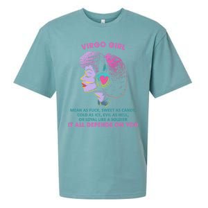 Virgo Funny Sayings Birthday Gift Meaningful Gift Sueded Cloud Jersey T-Shirt