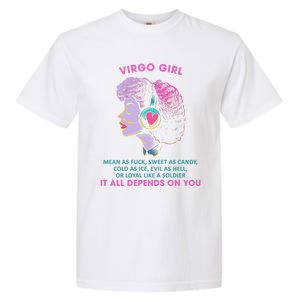 Virgo Funny Sayings Birthday Gift Meaningful Gift Garment-Dyed Heavyweight T-Shirt