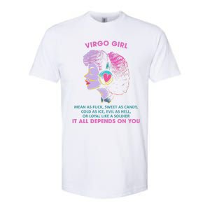 Virgo Funny Sayings Birthday Gift Meaningful Gift Softstyle CVC T-Shirt