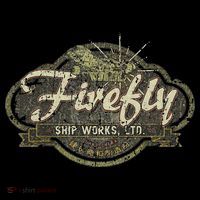 Vintage Firefly Ship Works Distressed T-Shirt