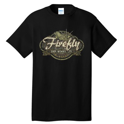 Vintage Firefly Ship Works Distressed Tall T-Shirt