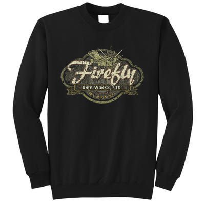 Vintage Firefly Ship Works Distressed Tall Sweatshirt