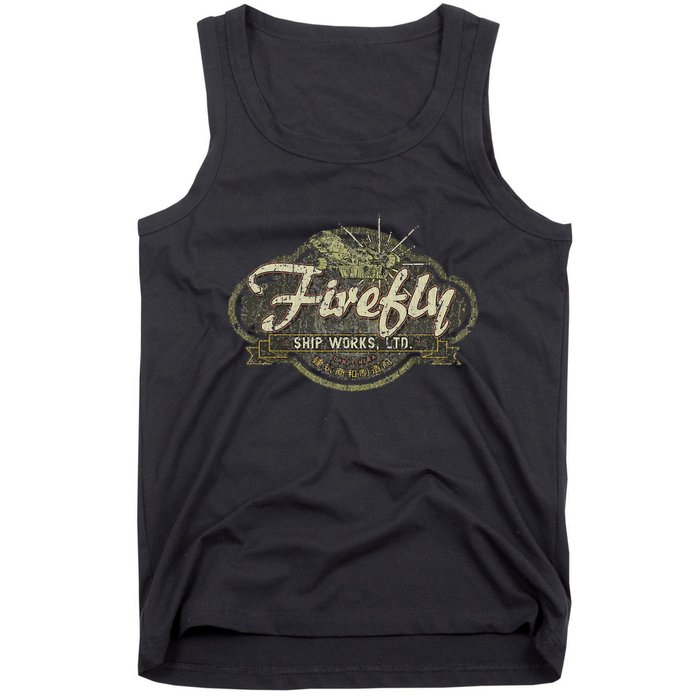 Vintage Firefly Ship Works Distressed Tank Top